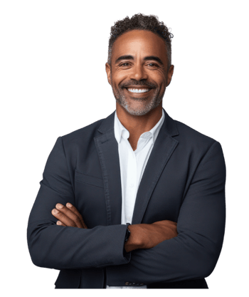 Man with arms crossed